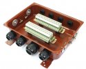 Nzeta zeta30357 Коробка с зажимами наборными КЗНС-32 У2 IP54
