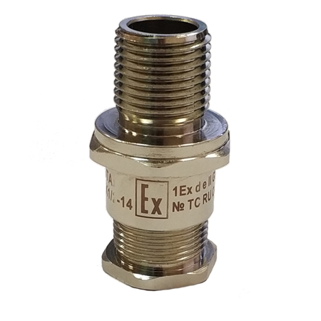 Фотография товара 'Nzeta zeta31001 Ех-кабельный ввод ВКВ2-ЛР-М16-9 1Ex db e II Gb X'