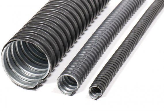 Фотография товара 'Гофроматика zeta42319 Металлорукав в ПВХ изоляции МРПИ НГ морозостойкий 18'